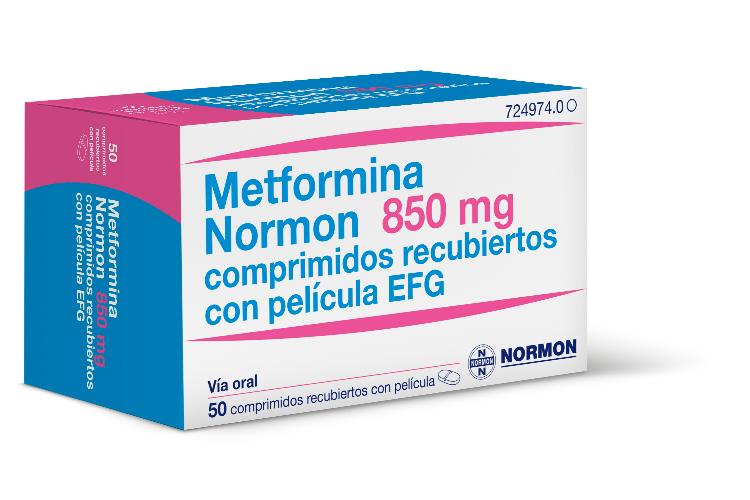 pastillas metformina de 850