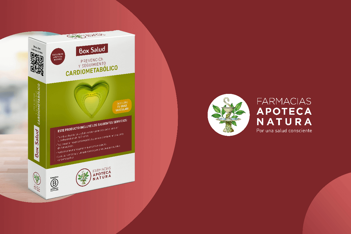 Box Salud by Apoteca Natura prevents, trains and monitors good cardio-metabolic health.